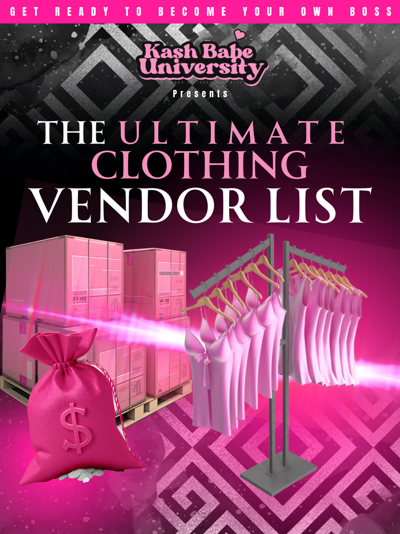 The Ultimate Clothing Vendor list