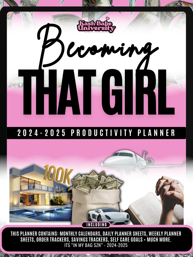 Becoming That Girl : A 2022 Self Care Planner for Women