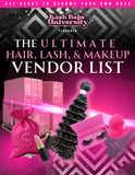 The Ultimate Hair, Lash & Makeup Vendor list