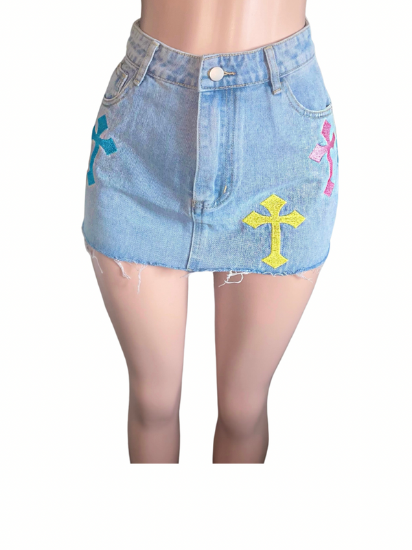 Cross Me Out Skirt