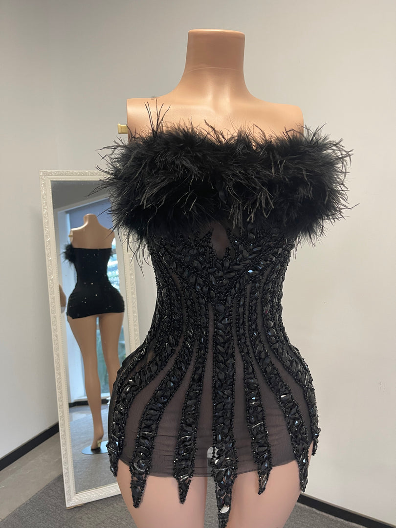 “Snob” mini dress (Preorder)- Black