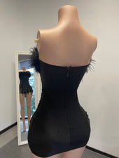 “Snob” mini dress (Preorder)- Black